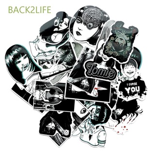 Back2Life 21pcs Anime pegatinas impermeable Horror Tomie Graffiti Scrapbook maleta divertida monopatín Junji Ito equipaje pegatina