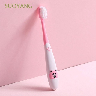 Suoyang cepillo De dientes Manual para niños con dibujo De animales