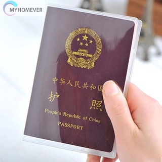 Myhomever - funda protectora transparente para pasaporte (PVC) (2)