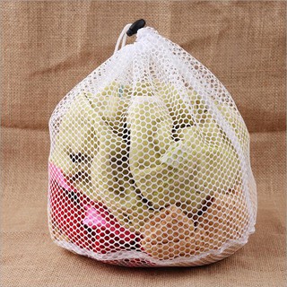L malla bolsas de lavandería cordón para lavadora, bolsa de lavado reutilizable (1)