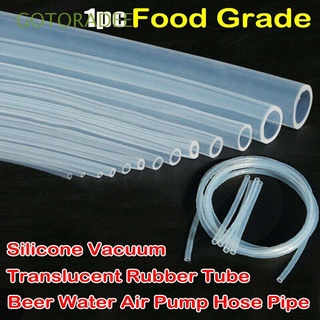 GOTORADEE 1M Milk Hose Pipe Flexible Translucent Silicone Tube Safe Food Grade Clear Beer Soft Rubber