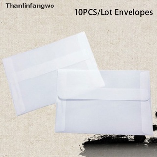 [tfnl] 10 unids/lote sobres de papel semitransparente para bricolaje tarjeta postal almacenamiento regalo asf