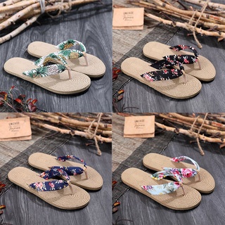 robbin moda sandalias de playa zapatos planos zapatos chanclas mujeres bohemia moda verano floral zapatillas/multicolor (2)