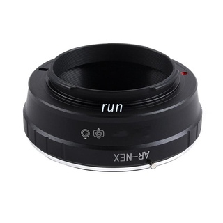 Adaptador run AR-NEX Compatible con lente -Konica AR a Sony- E NEX6 NEX7 a7S a7R a7II a7SII a7RII A7III A7RIII A7SIII a6500 a6300 a6000 a5