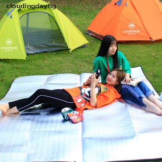 cloudingdayhg plegable impermeable papel de aluminio eva camping estera dormir picnic colchón almohadilla popular