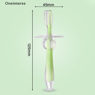 [oneinteres] cepillo de dientes de silicona suave para niños, cepillo de dientes oral, cepillo de dientes para niños. (7)