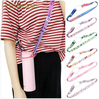 ETHMFIRM 1pcs Cute Kettle Straps Portable Buckle Lanyard Water Bottle Shoulder Strap Travel Strap Universal Hanging Rope Cartoon Adjustable Kettle Accessories