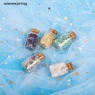 snowspring 1pc cristal natural cristal deseando botella decoración del hogar piedra curativa piedras naturales cl