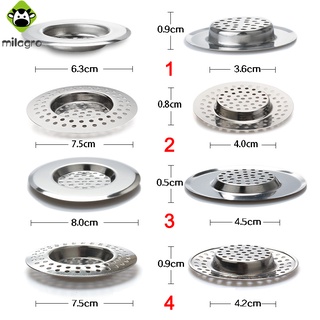Kitchen Sink Strainer Stainless Steel Drain Filter with Large Wide Rim