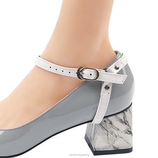1 par ajustable desmontable elástico impermeable con hebilla antideslizante mujeres correas de zapatos
