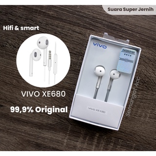 Vivo XE680 auriculares originales Hifi manos libres auriculares Vivo con micrófono
