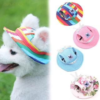 diplatory tocado perro gorra mascota producto visera sombrero mascota lona gorra nuevos accesorios adornos de playa cachorro al aire libre/multicolor