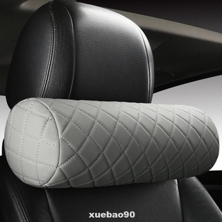 Almohada para el cuello del asiento del coche de cuero de la PU ergonómica de viaje amigable con la piel