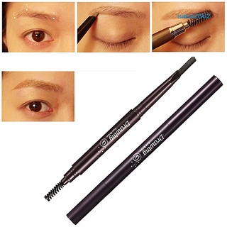 sasa lápiz de cejas impermeable de doble extremo/cepillo de cejas/cepillo delineador de ojos/maquillaje/pluma cosmética (6)