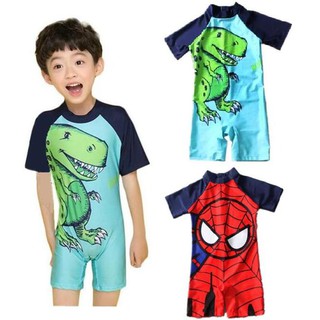 niños niño traje de baño spiderman traje de baño superhéroe trajes de baño baju renang (1)