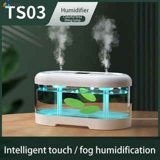 Nuevo humidificador usb de escritorio doble spray aromaterapia purificador de aire de gran capacidad instrumento de hidratación SALE3C
