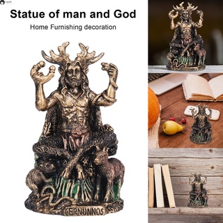 estatua de resina de 5 pulgadas cernunnos celtics horneado god of thrones sobworld estatua de resina para decoración de jardín/hogar