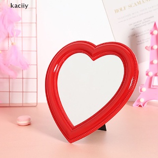 kaciiy web celebridad espejo cosmético mini corazón estudiante dormitorio niña espejo portátil cl (1)
