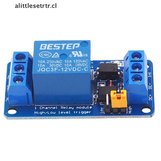 【alittlesetrtr】 3.3V 5V 12V 24V 1 Channel Relay Module High and low Level Trigger Relay Board [CL]