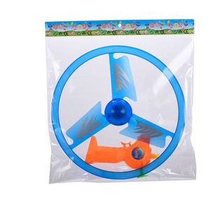 divertido juguete volador giratorio led procesamiento de luz flash juguete volador para niños juego al aire libre (2)