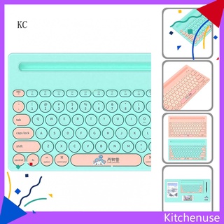 Kc Teclado De Laptop delgado con cable/Bluetooth-Compatible/2.4g Para Pc Teclado
