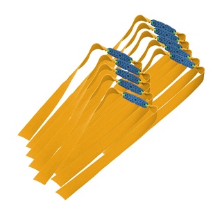 10 bandas elásticas planas plegables de repuesto de bandas de goma planas
