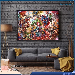 bologna The Avengers Superheroes Canvas Painting Living Room Wall Picture Poster Decor