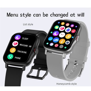 _Gigiband _ Fm08 Bluetooth pantalla a Color llamada reloj inteligente pantalla completa Fitness Smartwatch