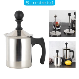 [SUNNIMIX1] Bomba de mano Manual espumador de leche café crema Latte Chocolate caliente utensilios