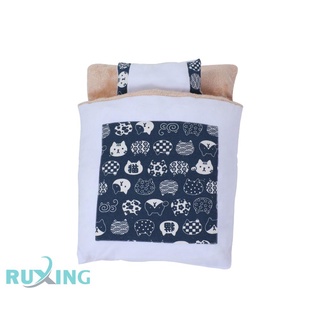 [Ruxing] cálido perro perro cueva cama suave lana lavable extraíble gato saco de dormir casa