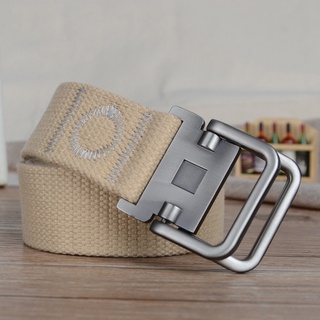 qdanshi 47inch 3.8cm Fashion Men's Canvas Belt Casual Wrist Strap Waistband Xmas Gift (6)
