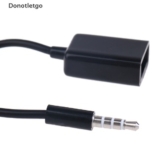 Donotletgo 3.5 Mm Macho AUX Audio Plug Jack A USB 2.0 Hembra Convertidor Cable Coche MP3 nice shopping
