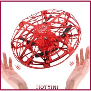 [Mini Drone]flynova Mini Helicóptero de Helicóptero Led de volador de volador Tipo Ufo Spinner Fingertip reforzado avión Drone
