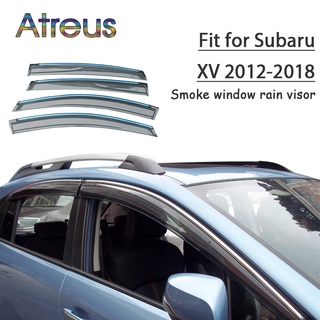 1set ABS Subaru XV Ventilación Del Coche Deflectores Protector De Humo Ventana Lluvia Visera 2012-2018 Accesorios