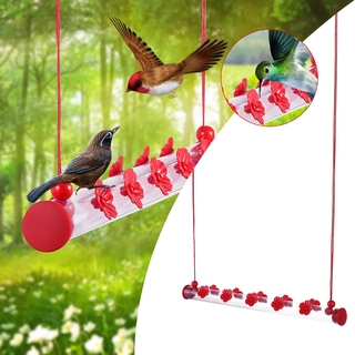 yola alimentador de aves al aire libre humming bebederos transparentes suministros para pájaros hummingbird alimentador colgante de jardín suministros de fácil uso alimentador de aves (9)