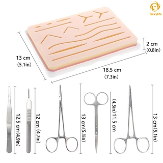 SL Kit de sutura todo incluido para desarrollar y perfeccionar técnicas de sutura (5)