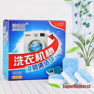 SUPEROM Washing Machine Tank Cleaning Tablets Cleaning Detergent Effervescent Tablet