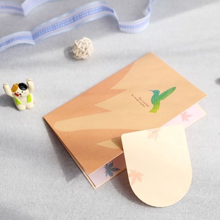 ONEANCE 2PCS Mother's Day 3D Greeting Card for Teachers' Day Thank You Card Pop-Up Bird Gift Postcard Father's Day Birthday with Envelope Stickers Hummingbird (6)
