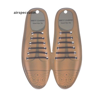 [airspeccutin] 12 piezas sin elástico atar sin lazo perezoso de silicona zapato cordones [airspeccutin] (8)