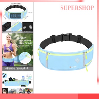 Supershop cangurera deportiva con bolsillo reflectante impermeable Para correr/correr/Ciclismo