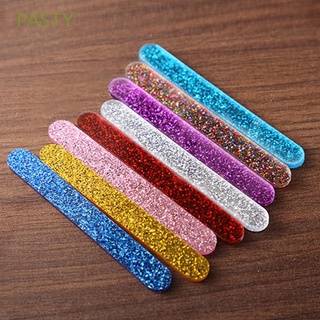 PASTY 11.3x1cm Ice Cream Sticks Useful Party Supplies Popsicle Stick Glitter Baby Shower Crafts Handmade Making Acrylic 10/50Pcs Kids Gift