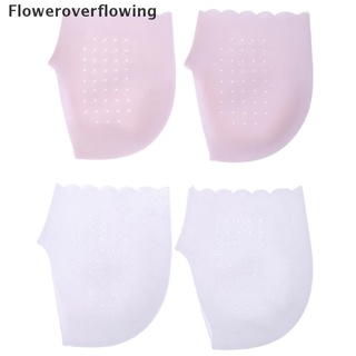 ffcl silicona pies cuidado calcetines gel hidratante con agujero cuidado de la piel protectores pie caliente