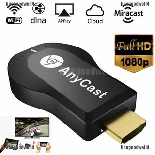 Finegoodwell4 4K AnyCast M2 Plus WiFi Display Dongle HDMI Media Player Streamer TV Cast Stick Brilliant