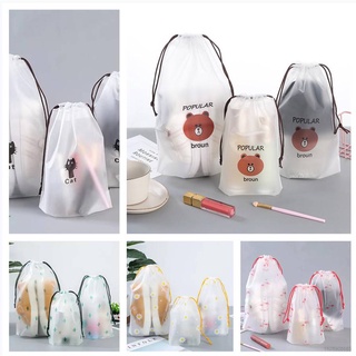 bolsa de almacenamiento lindo flamingo oso margarita bolsa con cordón bolsa de zapatos bolsa de transporte fácilmente bolsa de burbujas impermeable decoración del hogar bolsa de bolsillo de alta popularidad