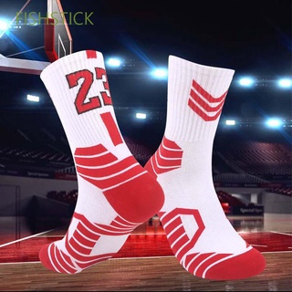 Fishstick Durable deportes calcetines de fútbol baloncesto calcetines de fútbol calcetines antideslizantes hombres mujeres moda al aire libre senderismo toalla calcetines tubo medio