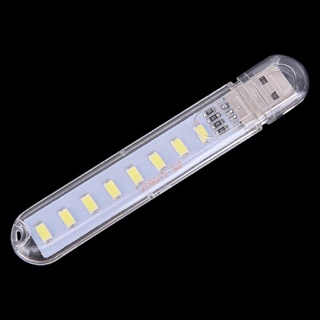 Easyturn Mini LED portátil 5V 8 LED USB iluminación ordenador móvil lámpara de alimentación luz de noche MY (9)