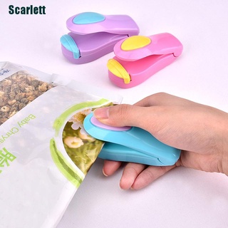 [Scarlett] Paquete sellador portátil Mini máquina de sellado de alimentos de cocina Snack Clip sellador de calor
