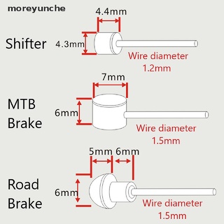 moreyunche - cable de cambio para bicicleta de carretera mtb, cable trasero delantero cl