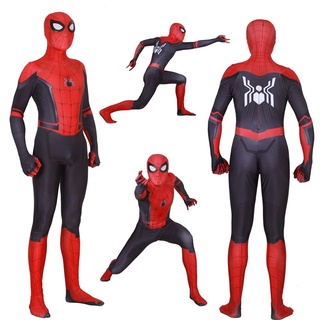 【OFNYCOS】High Quality! Far From Home Spiderman Costume 3D Printed Spider-Man Superhero Costume Cosplay Suit for Adult/Kids