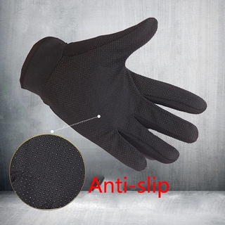 guantes tácticos transpirables de verano ligero para hombre, antideslizantes, para ciclismo, senderismo, dedo completo y medio dedo (3)